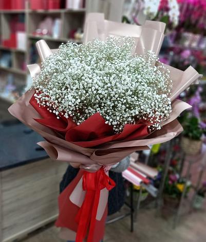 Букет цветов из: Гипсофила в Кубе