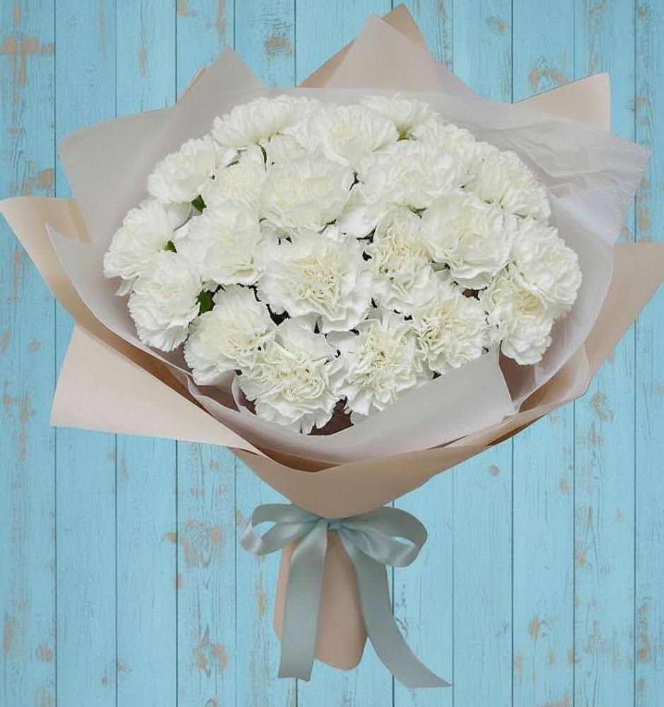 Букет цветов из: Гвоздики в Кубе