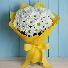 Букет цветов из:  Хризантемы в Кубе