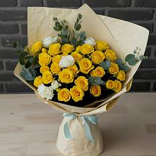 Букет цветов из:  Розы в Кубе