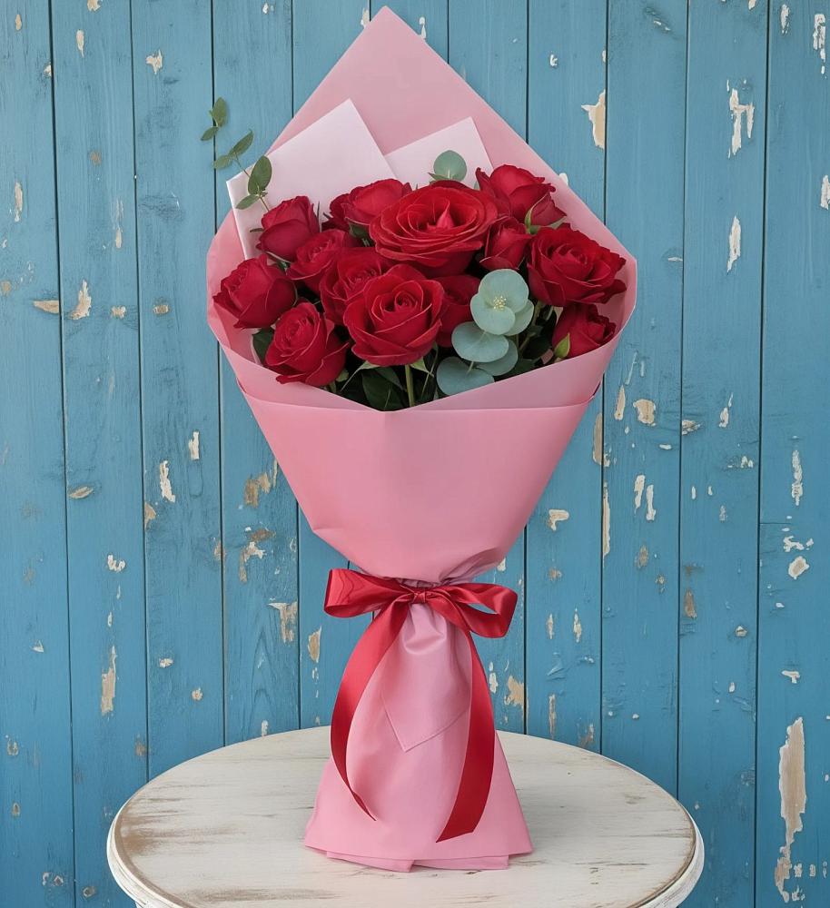 Букет цветов из: Розы в Кубе