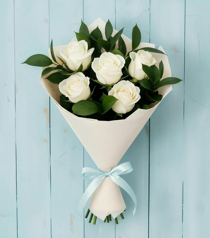 Букет цветов из: Розы в Кубе