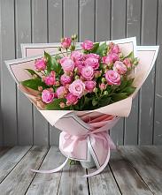 Букет Розовый кустик в Кубе