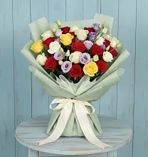 Букет цветов из:  Розы в Кубе