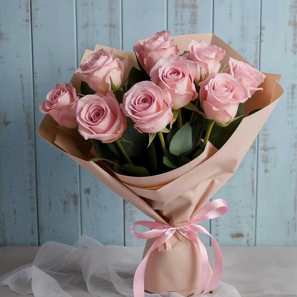 Букет цветов из: Розы в Кубе