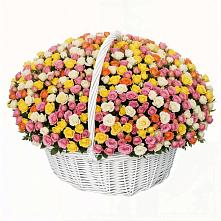 Премиум букет из: Розы #REPLACE_PRED# Кубе