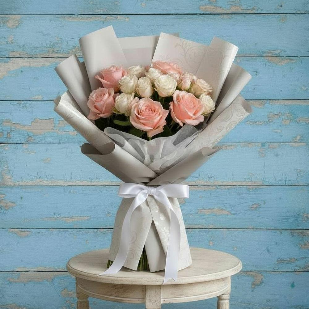 Букет цветов из: Розы в Кубе