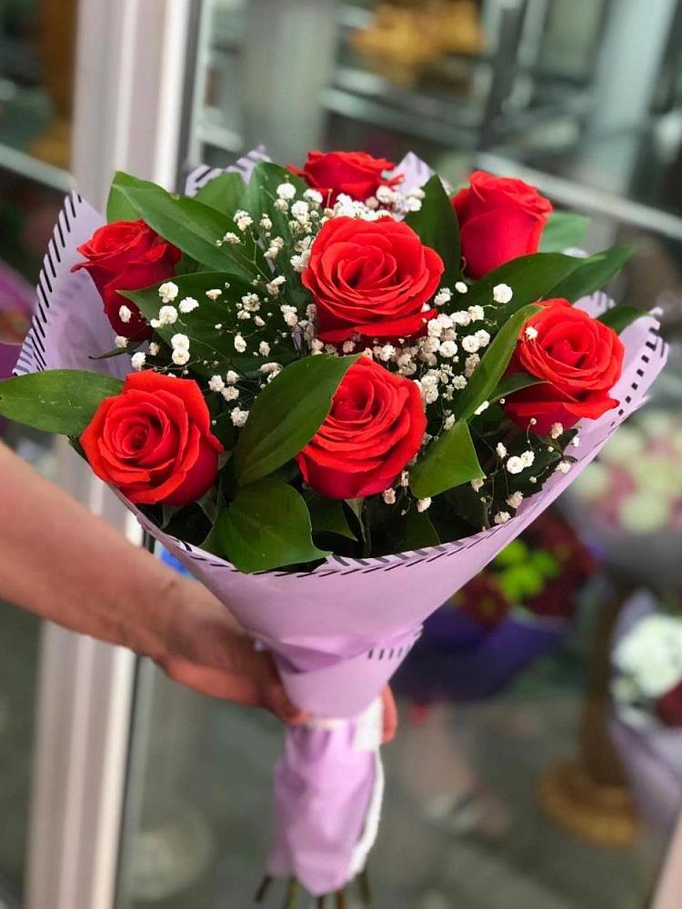 Букет цветов из: Розы в Кубе