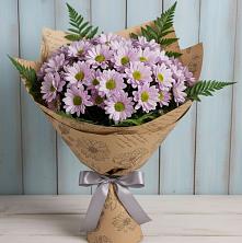 Букет цветов из:  Хризантемы в Кубе