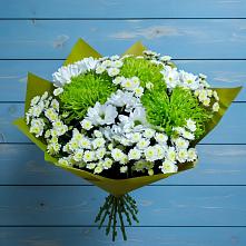 Букет цветов из:  Хризантемы в Кубе