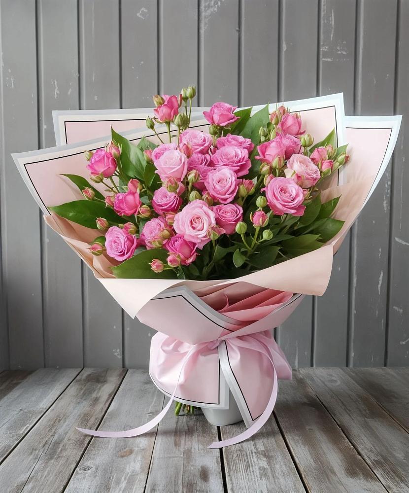 Букет Розовый кустик в Кубе