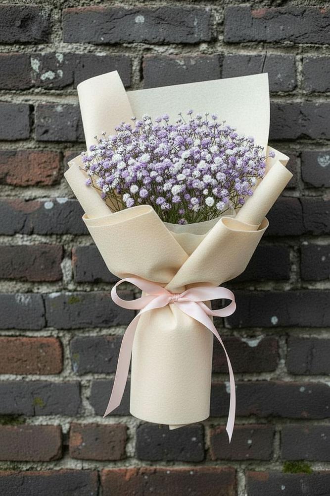 Букет цветов из: Гипсофила в Кубе