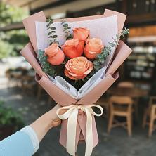 Букет цветов из:  Розы в Кубе