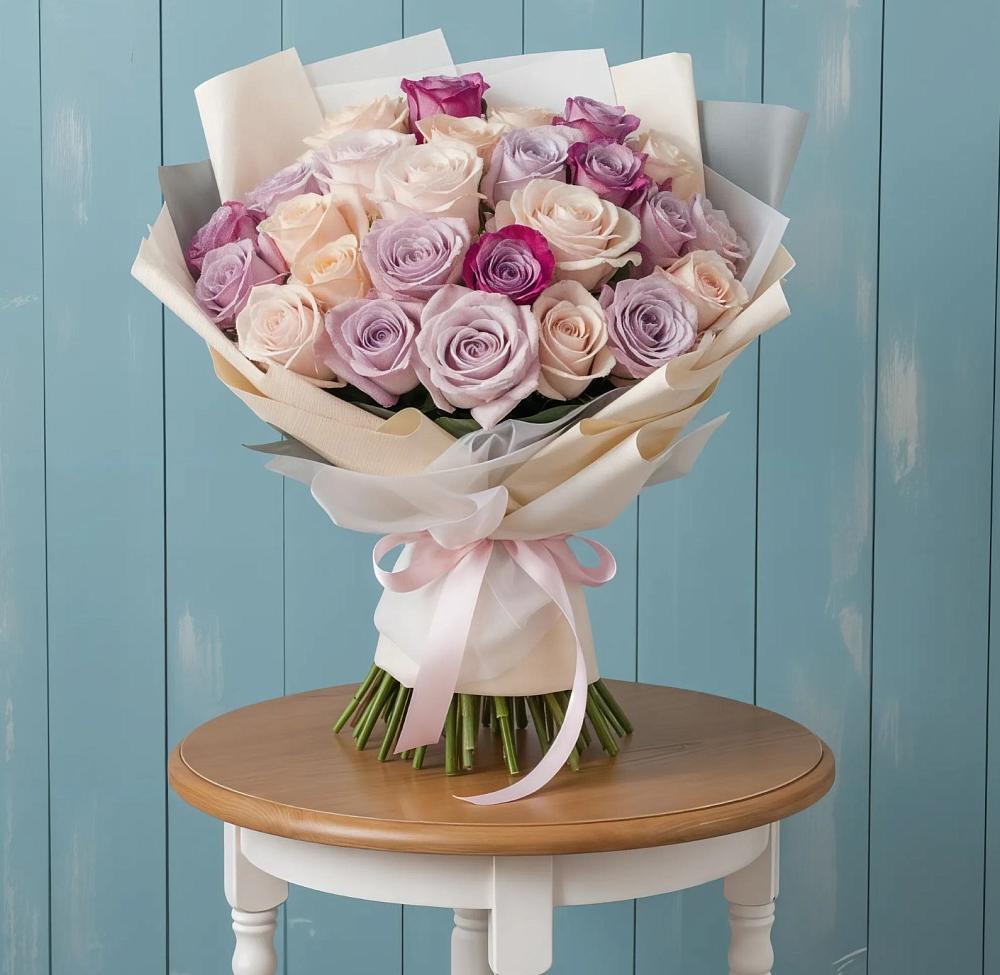 Букет цветов из: Розы в Кубе