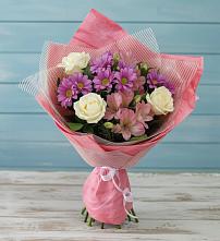 Букет цветов из:  Герберы в Кубе