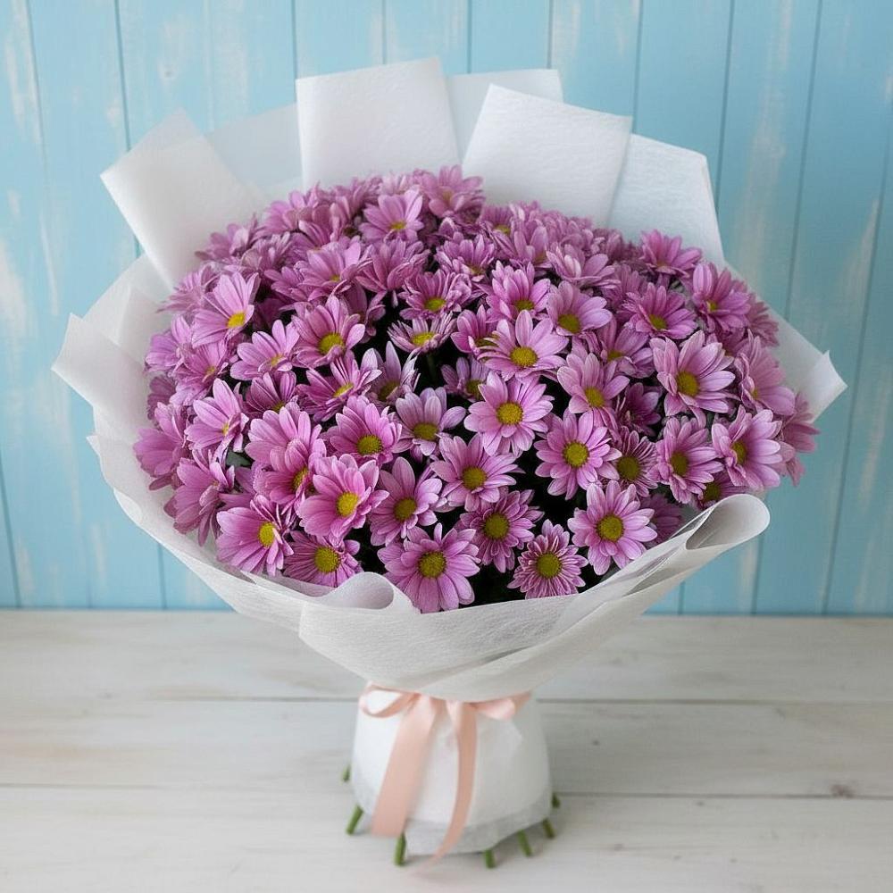Букет цветов из: Хризантемы в Кубе