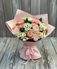 Букет цветов из:  Гвоздики, Розы и Хризантемы в Кубе