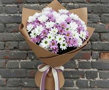 Букет цветов из:  Хризантемы в Кубе