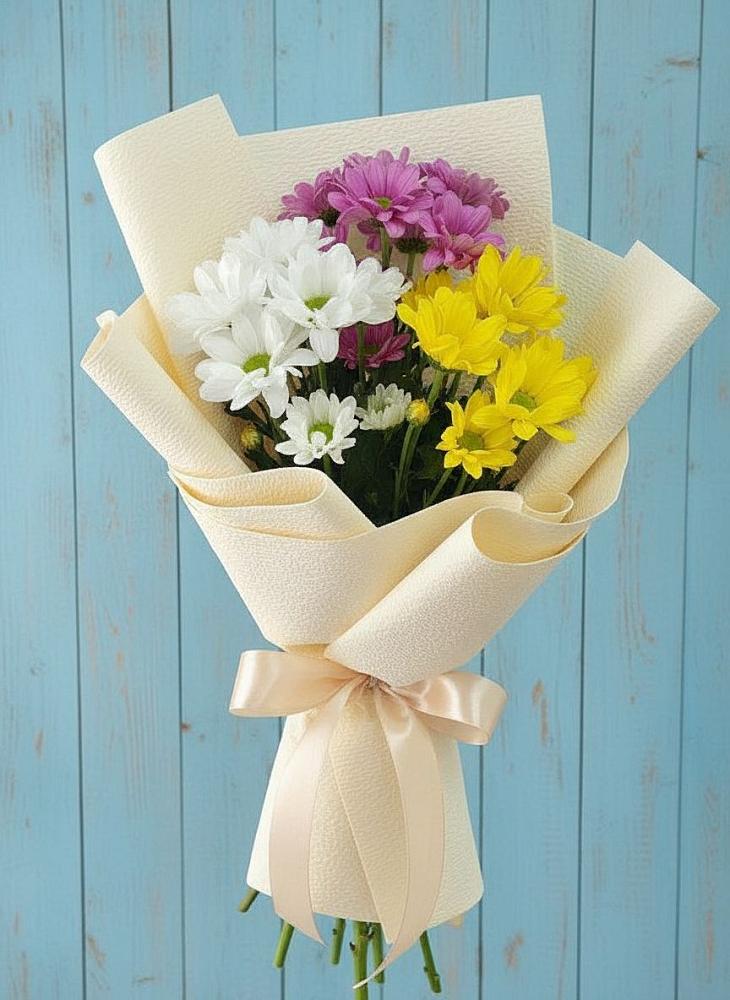 Букет цветов из: Хризантемы в Кубе