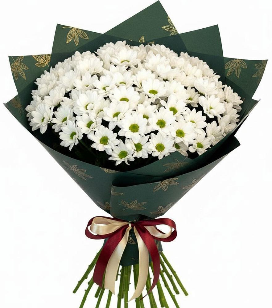 Букет цветов из: Хризантемы в Кубе