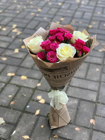 Букет цветов из: Розы в Кубе