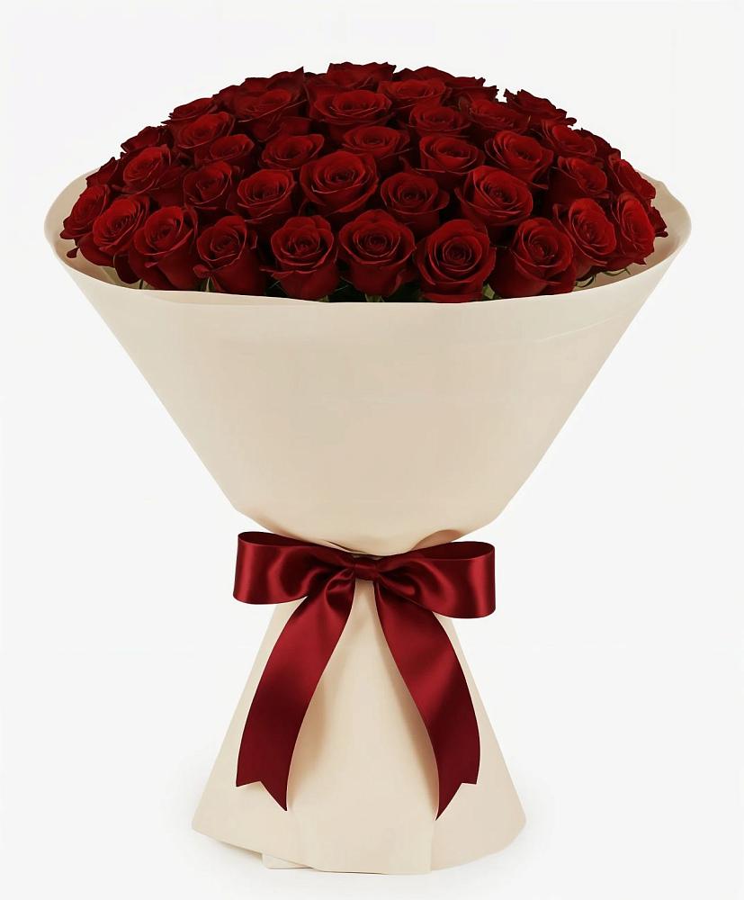 Букет 101 Бордовая роза Блэк Бакарра в Кубе