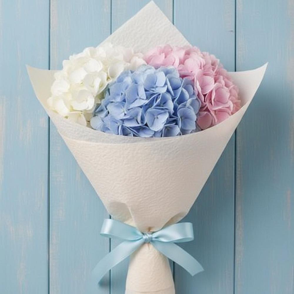 Букет цветов из: Гортензия в Кубе